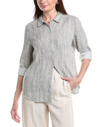 Tommy Bahama Shimmering Bay Linen-Blend Top