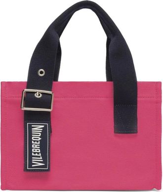 Vilebrequin Mini Strandtas - Dames - Handtassen - Paars - ONE Size - Katoen - Tassen