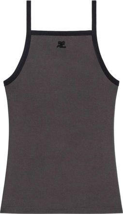 Courr&egrave;ges Contrast Tank Top Clothing