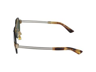 Bottega Veneta Unisex Sunglasses Bv1342s 003 Gold Silver Green 59-13-145 Metal