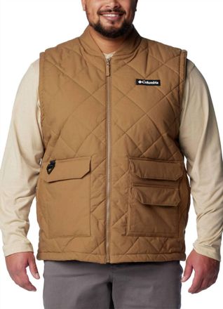 Columbia Rad Padded Vest In Delta
