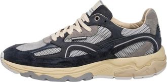 Floris Van Bommel De Rezer Lage Sneakers - Heren - Sneakers - Blauw - 46 2/3 EU - Schoenen