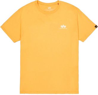 Alpha Industries T-Shirt ALPHA INDUSTRIES Basic T-Shirt SL, Herren, Gr. XXL, orange (tangerine), Obermaterial: 100% Baumwolle, Shirts T-Shirt