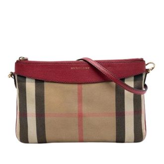 Burberry Pre-owned Peyton Crossbody Bag - Dames - Pre-owned - Bruin - Maat: ONE Size Leer
