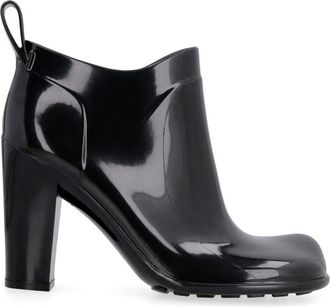 Bottega Veneta Black Solid Square Toe Boots