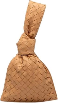 Bottega Veneta Pre-owned Clutches, female, Brown, Size: ONE SIZE Pre-owned Twist Clutch Bag