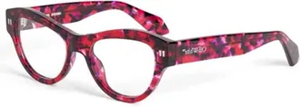 Off-white Ladies Black Cat Eye Eyeglass Frames OERJ076STYLE76 2900