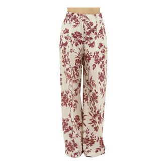 Semicouture Wide Trousers, female, Multicolor, Size: XS Wide Trousers