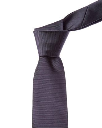 Canali Navy Silk Tie