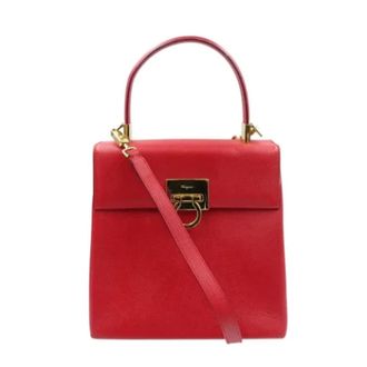 Ferragamo Pre-owned borse di pelle - - Pre-owned - Donna - Rosso - ONE SIZE