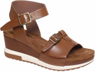 Pierre Dumas Womens Lyra-8 Wedge Sandal In Cognac