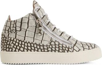 Giuseppe Zanotti Kriss Sneaker - Heren - Sneakers - Wit - 43 EU - Leer - Schoenen