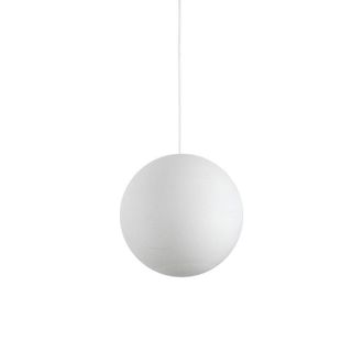 Netlighting Carta Indoor Globe Ceiling Pendant Lamp 1 Light White E27