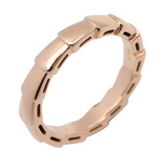 Bulgari Gold Pink Gold (18K) Band Ring (Pre-Owned)
