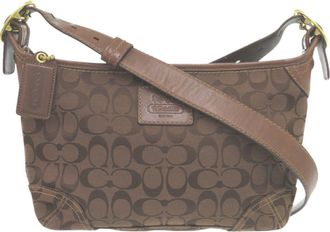 Coach Canvas Shoulder Bag (Pre-Owned)