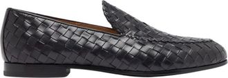 Scarosso Vittorio Loafers - Heren - Loafers - Zwart - 46 EU - Leer - Schoenen