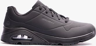 Skechers Womens Skechers Work 108021EC UNO SR Womens Occupational Trainers Black - Size: 7