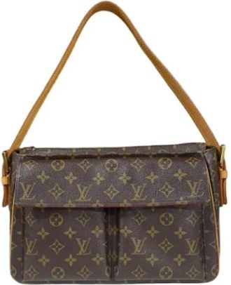 Louis Vuitton Pre-owned Shoulder Bags, female, Brown, Size: ONE SIZE Pre-owned Canvas louis-vuitton-bags