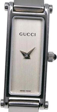 Gucci Pre-owned Watches, female, Gray, Size: ONE SIZE Pre-owned Stainless Steel watches