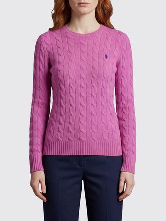 Polo Ralph Lauren Maglia girocollo slim fit in lana e cashmere con logo Pony