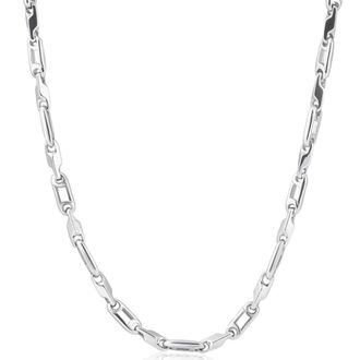 Pompeii3 Mens 14k Gold (63gram) or Platinum (118gram) 5.5mm Link Chain Necklace 22