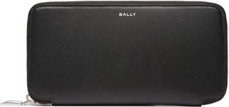 Bally faux-leather zip-up wallet - men - Calf Leather - One Size - Black
