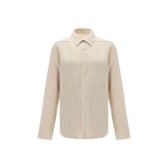 Rick Owens Ribfluwelen Overhemd met Knopen