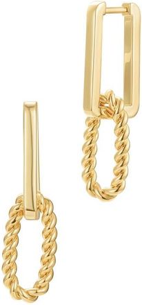 st. Moran Mixed Link Drop Earrings in Gold at Nordstrom