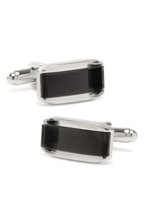 Cufflinks Inc. Cats Eye Cuff Links in Dark Gray Cats Eye at Nordstrom