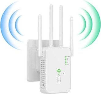 OEM Amplificador Wi-fi Para Exteriores - Extensor Inal&aacute;mbrico - Mejora La Se&ntilde;al - Velocidad De 1200 Mbps - Dise&ntilde;o Compacto - Blanco