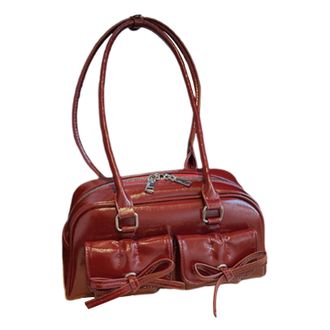 Generic Bowtie Shoulder Bag, Womens Aesthetic Bow Tie Bag, Perfect Style Top Handle Shoulder Bag, Hobo Shoulder Bag with Bow Tie for Shopping Travel, Single A