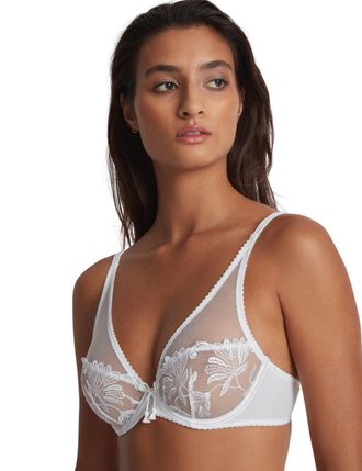 Aubade Womens Lovessence Underwired Triangle Bra - White - Size 32E