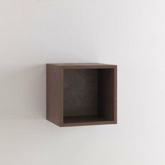 TFT Home Furniture Tft Home Furniture - Pensile a Giorno da Soggiorno 34x27x34 cm in Legno tft Marte Pietra Marrone