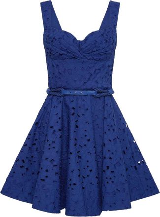 Rebecca Vallance Zafree mini-jurk met ceintuur - Blauw