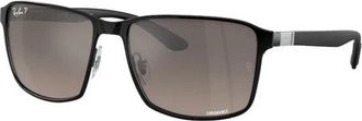 Ray-Ban Rb 3721Ch 186/5J Zonnebril - unisex - Zonnebrillen - Zwart - 59 MM - Accessoires