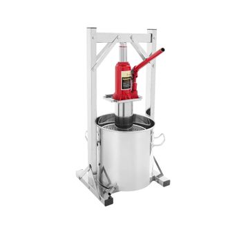 OEM Prensa Para Vino De Frutas, Gato Hidr&aacute;ulico, Alta Capacidad, Color Plata Y Rojo