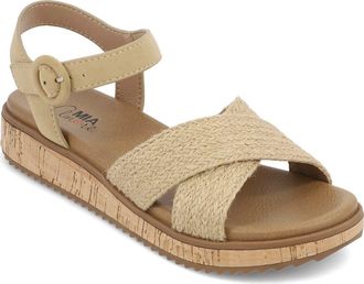 Mia Amore Rayne Platform Sandal in Natural at Nordstrom Rack, Size 10