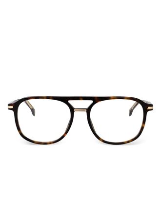 BOSS pilot-frame glasses - Brown