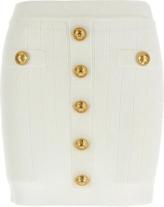 Balmain Mujer, Faldas, Blanco, Talla: S