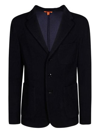 Barena button-closure patch-pocket jacket - men - Polycarbonite/Polyamide/Elastane/Wool - 50 - Blue