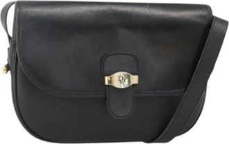 Dior Pre-owned Cross Body Bags, female, Black, Size: ONE SIZE Pre-owned Vintage Shoulder Bag