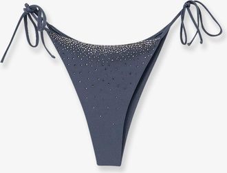 MC2 Saint Barth Slip mare Marielle in nylon con strass - MC2 SAINT BARTH - gender_Woman