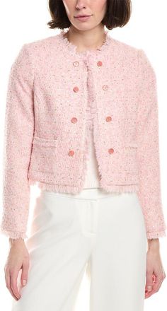 Tahari by ASL Tahari Asl Petite Casual Wool-Blend Jacket