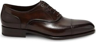 Ferragamo Ferragamo Gancini Leather Oxford Shoes