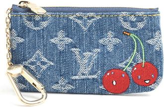 Louis Vuitton Blue Denim Pochette (Pre-Owned)