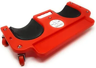 OEM Repose-genoux Avec Roulettes - 5 Roulettes Pivotantes - Hauteur R&eacute;glable 8-12 Cm - Charge Max 120 Kg - Pour Pose Carrelage Jardin Atelier Garage