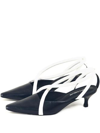 Gloria Coelho Leren pumps - Zwart