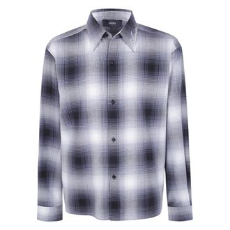 Amiri OS Flanellen Casual Shirt - Heren - Casual Overhemden - Zwart - 2XL - Katoen - Overhemden