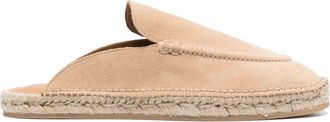 Scarosso suede jute-sole espadrilles - men - Calf Leather/Calf Suede/Rubber - 45 - Neutrals