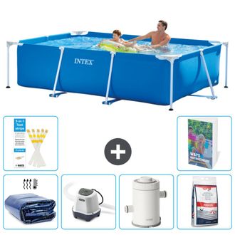Intex Piscina Con Estructura Rectangular - 260x160x65 Cm - 7-piezas S155